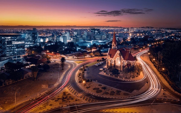 aerial view of windhoek - NAMIBIA GEOGRAPHICAL INFORMATION TECHNOLOGIES